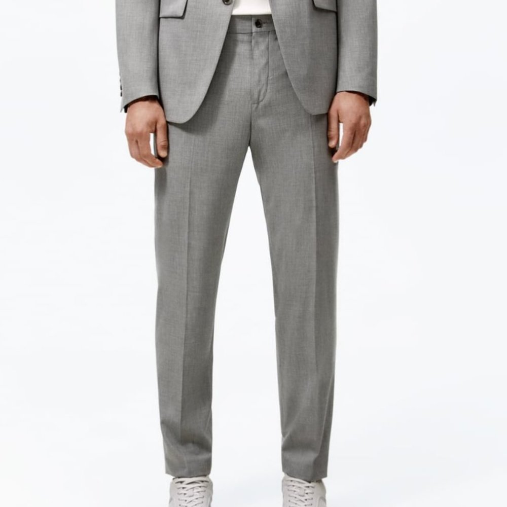 ZARA MAN Suit Pants | Gray | Size - 30